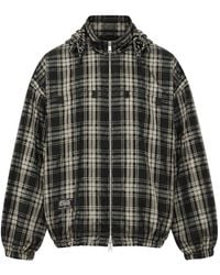 Song For The Mute - Hooded Tartan Track Jacket - Lyst