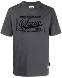 Izzue - T-Shirt mit grafischem Print - Lyst