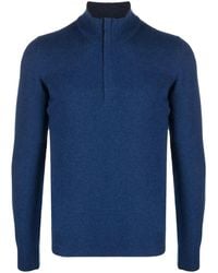 Fileria - Mélange-Effect Half-Zip Jumper - Lyst