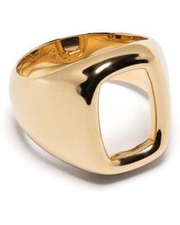 Ivi Toy Signet Ring - Metallic