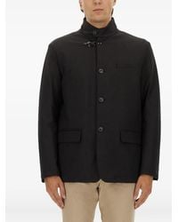 Fay - Flap-Pocket Buttoned Jacket - Lyst