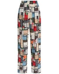 Moschino - Broek Met Print - Lyst