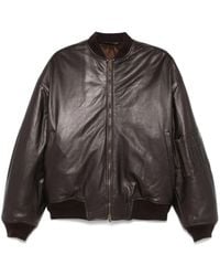 Salvatore Santoro - Leather Bomber Jacket - Lyst