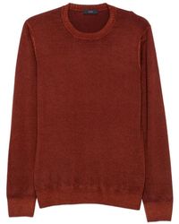 Fay - Round-Neck Sweater - Lyst