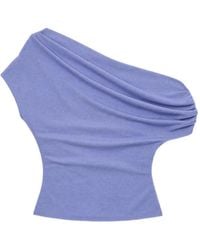 Reformation - Iris Draped One-Shoulder Top - Lyst
