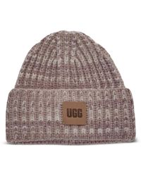 UGG - Mélange-effect Beanie Hat - Lyst