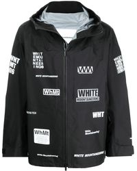 White Mountaineering - Graphic-print Zip-up Lightweight Jacket - Lyst