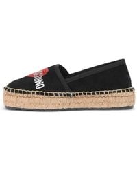 Moschino - Espadrilles Mit Logo - Lyst