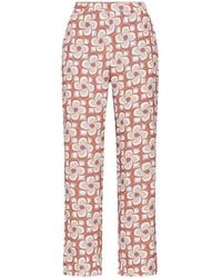 Maliparmi - Moulinè Print Trousers - Lyst