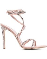 Paris Texas - Holly Zoe Lace-up 115mm Sandals - Lyst