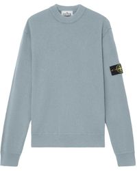 Stone Island - Ribbed-Knit Cotton Sweater - Lyst