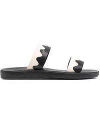 Ancient Greek Sandals - Paralia Two-Tone Leather Slides - Lyst