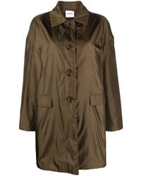 Aspesi - Button-up Padded Trench Coat - Lyst
