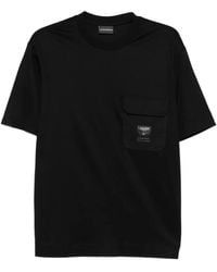 Emporio Armani - Pocket-Detail T-Shirt - Lyst