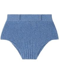 Alanui - Knitted High-Waisted Shorts - Lyst