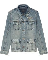 Zadig & Voltaire - Pocket Denim Jacket - Lyst