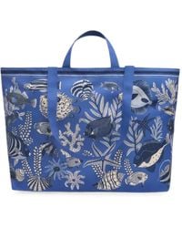 Inoui Edition - Large Neptune Fish-Print Tote Bag - Lyst