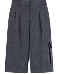 Liu Jo - Bermudas cargo a rayas diplomáticas - Lyst