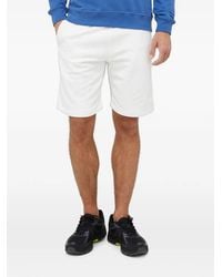 Guess - Logo-Patch Track Shorts - Lyst
