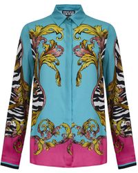 Versace Jeans Couture - Hemd Mit Barock-Print - Lyst