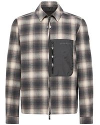 Moncler - Cornisello Check-Pattern Shirt Jacket - Lyst
