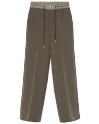 Sacai - Drawstring-Waist Trousers - Lyst