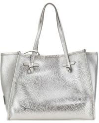 MARCELLA CLUB - Marcella Top-Handles Grained Leather Shoulder Bag - Lyst