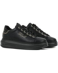 KARL LAGERFELD - Kapri Logo-Detail Platform Sneakers - Lyst