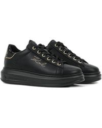 KARL LAGERFELD - Kapri Logo-Detail Platform Sneakers - Lyst