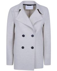 Harris Wharf London - Double-Breasted Notched-Lapel Jacket - Lyst