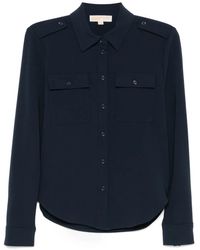 MICHAEL Michael Kors - Crepe Shirt - Lyst