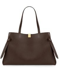 Yuzefi - Gyoza Pebble-Grain Leather Tote Bag - Lyst