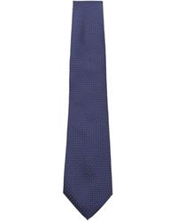 Canali - Geometrisch Gemusterte Krawatte - Lyst