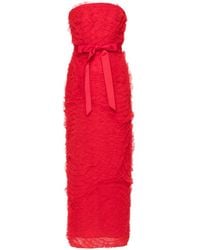 Huishan Zhang - Monica Embroide Tulle Gown - Women's - Spandex/elastane/nylon/polyester/silk - Lyst