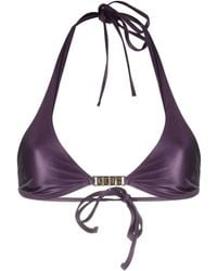 Gcds - Top De Bikini Con Cuello Halter - Lyst