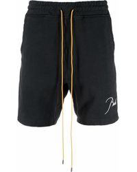 Rhude - Pantalones cortos de deporte con logo - Lyst
