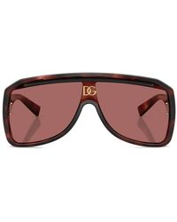 Dolce & Gabbana - Pilot-Frame Tortoiseshell Sunglasses - Lyst