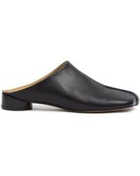 MM6 by Maison Margiela - Slippers With Asymmetrical Tip - Lyst