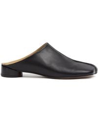 MM6 by Maison Martin Margiela - Slippers With Asymmetrical Tip - Lyst