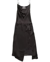 Acne Studios - Shiny Satin Slip Dress - Lyst