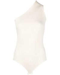 Aeron - Off-shoulder Knit Bodysuit - Lyst
