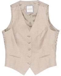 Tagliatore - Chaleco Con Cuello En V - Lyst