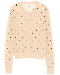 JNBY - Polka Dot Cropped Cardigan - Lyst