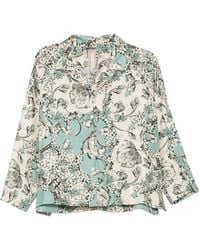 Antonio Marras - Floral-Print Long-Sleeve Shirt - Lyst