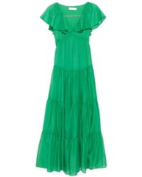 Kaos - Ruffled Tiered Maxi Dress - Lyst