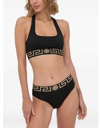 Versace - Cotton-Jersey Scoop Bralette - Lyst