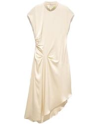 Shanghai Tang - Gathered Asymmetric Dress - Lyst