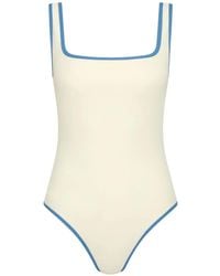 Bondi Born - Mckenna Contrast-Trim Swimsuit - Lyst