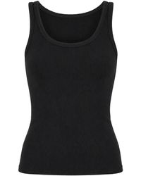 Patrick Assaraf - Ribbed-Knit Tank Top - Lyst