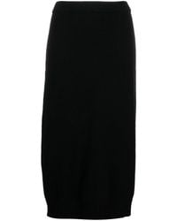 Moncler - Cashmere Knit Midi Skirt - Lyst